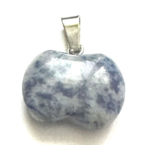 Sodalite Apple of Knowledge pendant natural stone 1,5 cm, communication stone