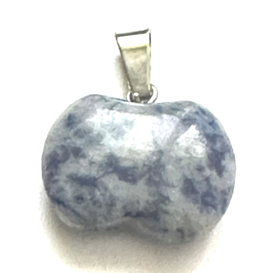 Sodalite Apple of Knowledge pendant natural stone 1,5 cm, communication stone