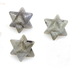 Labradorite merkaba hmatka natural stone 13 mm, stone of transformation