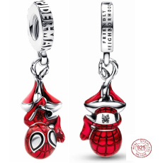 Charm Sterling silver 925 Marvel Spiderman, bracelet pendant