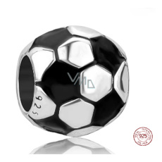 Charm Sterling silver 925 Football, bead on bracelet sport Charm Sterling silver 925 Football, bead on bracelet sport