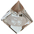 Glass pyramid clear, Cancer zodiac sign