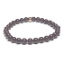 Garnet bracelet elastic natural stone, ball 6 mm / 16 - 17 cm, stone of fire, love