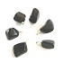 Obsidian black Trommel trailer natural stone S, approx. 2 - 2,5 cm, rescue stone