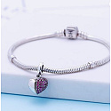 Sterling silver 925 Heart openable Sister I love you, pendant for bracelet family