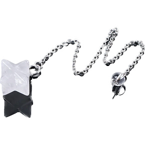 Crystal Merkaba pendulum natural stone pendant 21 x 21 x 21 mm, stone stones