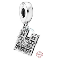 Charm Sterling silver 925 Notre Dame, travel bracelet pendant Charm Sterling silver 925 Notre Dame, travel bracelet pendant