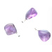 Amethyst Brazil Tumbler pendant natural stone, 2,2-3 cm, 1 piece, AAA quality, stone of kings and bishops
