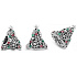 Sterling silver 925 Glittering Christmas tree silver, Christmas bracelet bead