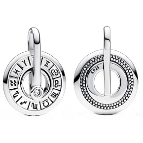 Charm Sterling silver 925 Zodiac - Mini medallion, bracelet pendant