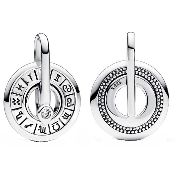 Charm Sterling silver 925 Zodiac - Mini medallion, bracelet pendant