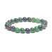 Anyolite / Ruby in Zoisite bracelet elastic natural stone, ball 8 mm / 16-17 cm, relieves in times of sadness