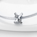 Sterling silver 925 Infinity bead bracelet symbol