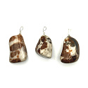 Garnet Grosular Matrix Troml pendant natural stone, 2,2 - 3 cm, 1 piece, stone of fire, love
