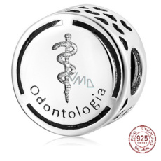 Charm Sterling silver 925 Dentistry bead on bracelet job Charm Sterling silver 925 Dentistry bead on bracelet job