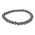 Sapphire bracelet elastic natural stone, ball 6 mm / 16 - 17 cm, stone of wisdom, truth and intuition