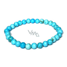 Tyrkenite bracelet elastic natural stone, bead 6 mm / 16-17 cm, stone of young people, looking for a life goal