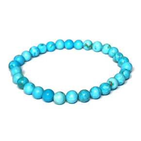 Tyrkenite bracelet elastic natural stone, bead 6 mm / 16-17 cm, stone of young people, looking for a life goal