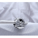 Sterling silver 925 Rome - Colosseum, travel bracelet bead