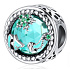 Charm Sterling Silver 925 Clear Ocean, Sea Bracelet Bead