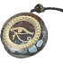 Orgonite amulet, Eye of Horn, energy generator, natural stone (7 chakras) + epoxy resin + rope 22 g