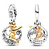 Charm Sterling silver 925 Disney 100. anniversary Tinker Bell Starry Night - Are you excited to return to Neverland, bracelet pendant