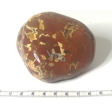 Jasper Brekcie Tumbled natural stone 280 - 340 g, 1 piece, stone of positive energy Jasper Brekcie Tumbled natural stone 280 - 340 g, 1 piece, stone of positive energy