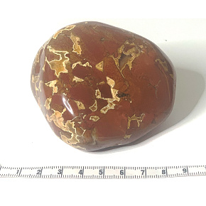 Jasper Brekcie Tumbled natural stone 280 - 340 g, 1 piece, stone of positive energy