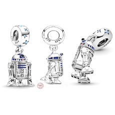 Charm Sterling silver 925 Marvel Star Wars Droid R2-D2, bracelet pendant