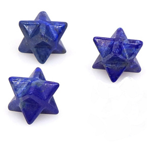 Lapis Lazuli merkaba natural stone 13 mm, harmony stone