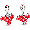 Sterling Silver 925 Luminous - Sign of the Zodiac Cancer, pendant for bracelet