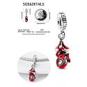 Charm Sterling silver 925 Marvel Spiderman, bracelet pendant