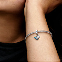 Charm Sterling Silver 925 Luminous - Crab / Hermit Crab Glowing in the Dark, Sea Bracelet Pendant