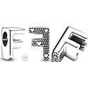 Sterling silver 925 Alphabet letter F, bracelet bead