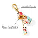 Charm Sterling silver 925 Matryoshka 2in1, bracelet pendant symbol