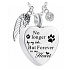 Commemorative urn pendant, Heart 3in1 waterproof, Stainless steel 20 x 25 mm + chain 50 cm