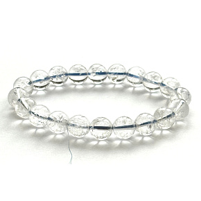 Azeztulite crystal bracelet 9,7 - 10,5 mm / 16 - 17 cm high frequency energy Azeztulite crystal bracelet 9,7 - 10,5 mm / 16 - 17 cm high frequency energy