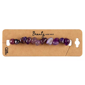 Albi Amethyst elastic bracelet 20 cm