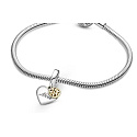 Sterling silver 925 Tree of Life, Heart, Mom, 2in1 family bracelet pendant