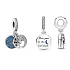 Charm Sterling silver 925 Galaxie and tree 2in1, love bracelet pendant