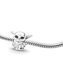 Charm Sterling silver 925 Marvel Star Wars The Child Baby Yoda, bead on bracelet movie