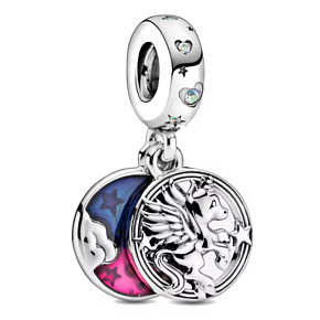 Charm Jednorožec kouzelný 2v1, přívěsek na náramek zvíře