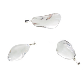 Crystal Tumbler pendant natural stone M, approx. 2,5 cm, AA quality, stone of stones Crystal Tumbler pendant natural stone M, approx. 2,5 cm, AA quality, stone of stones