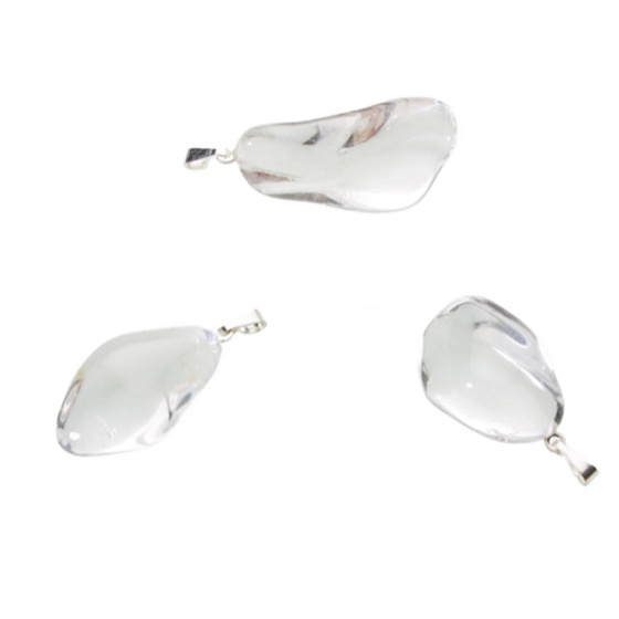 Crystal Tumbler pendant natural stone M, approx. 2,5 cm, AA quality, stone of stones