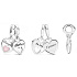 Sterling Silver 925 Heart Pendants Mother and daughter - double heart, 2in1 pendant for bracelet family