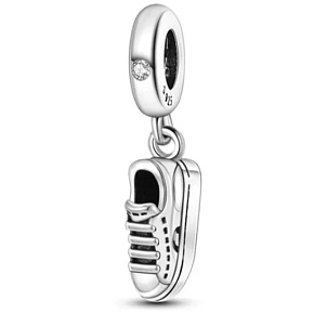 Sterling silver 925 Sneaker, bracelet pendant sport