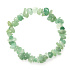 Avanturine bracelet elastic chopped natural stone 19 cm, lucky stone