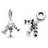 Charm Chess – king, queen and rook | Bracelet pendant, symbol of strategy and victory, interests