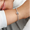 Charm Sterling silver 925 Zodiac sign Sparkling Gemini, bead for bracelet