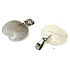 Crystal Apple of Knowledge pendant natural stone 1,5 cm, stone of stones